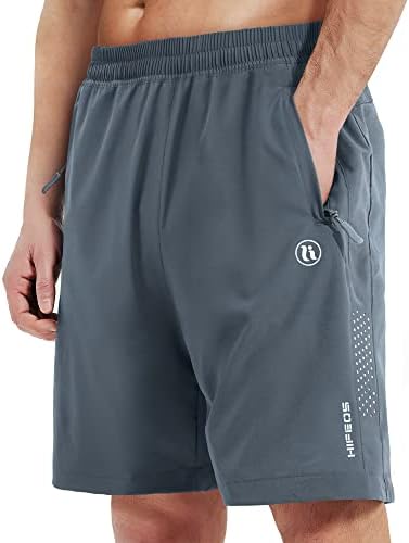 Ultimate Men’s Athletic Shorts: Lightweight, Zippered Pockets!