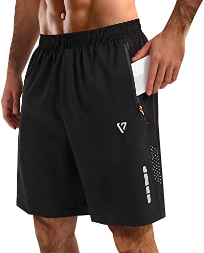 FIONECA Men’s Quick Dry Shorts: Lightweight & Pocketed Gym Shorts