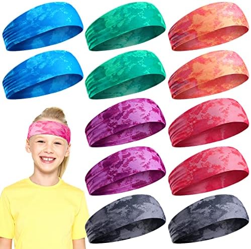 Colorful Elastic Headbands for Active Kids