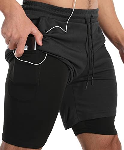 Breathable 2-in-1 Gym Shorts for Men: Ultimate Workout Comfort!