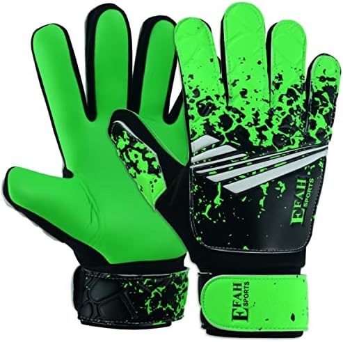 EFAH SPORTS Youth Soccer Goalkeeper Gloves: Strong Grip for Boys!