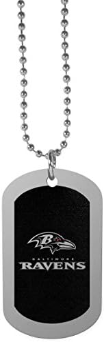 Kansas City Chiefs Chrome Tag Necklace: Bold 26-inch Black Design!
