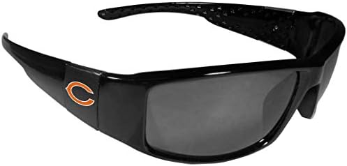 Bold Black Wrap Sunglasses: Chicago Bears NFL Fan Shop
