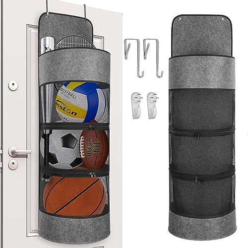 Ultimate Door Storage Solution: Sports Equipment Organizer