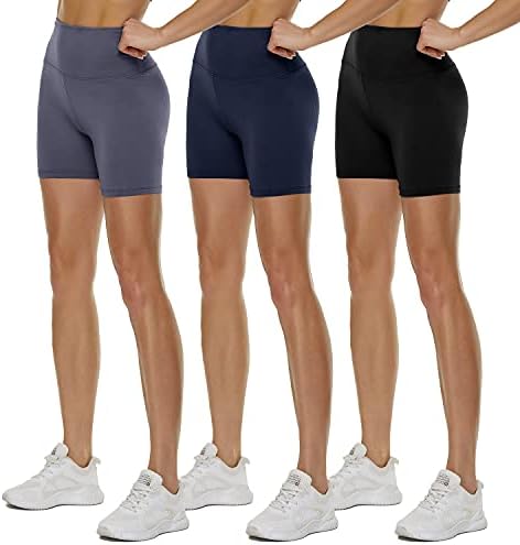 5″ Buttery Soft High Waisted Biker Shorts: Ultimate Yoga Workout!