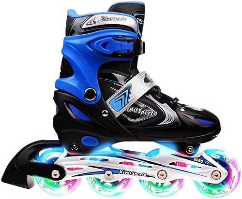 Sparkling LED Wheels: Xino Sports Inline Skates