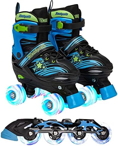 Versatile LED Roller Skates for Kids and Adults