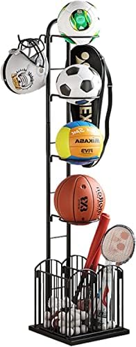 Sturdy Ball Rack for Sports Equipment: Convenient Garage Organizer!