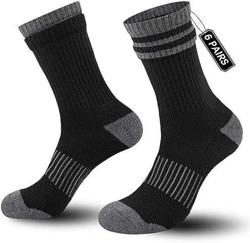 Stay Comfortable and Active with COOPLUS Men’s Crew Socks