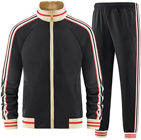 Stylish and Comfortable Men’s Track Suit: Perfect 2 Piece Outfit!