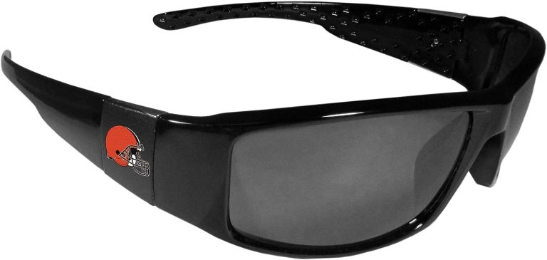 Cleveland Browns Black Wrap Sunglasses: Perfect for NFL Fans!