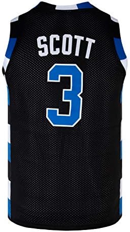 Lucas Scott #3 Movie Jersey: Stylish Black Basketball Shirt