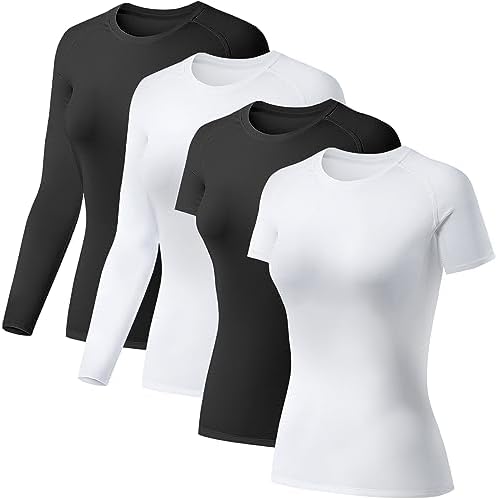Ultimate Performance: TELALEO Women’s Compression Shirt 4 Pack