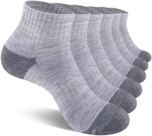 Ultimate Comfort: eallco Women’s Cushioned Ankle Socks – 6 Pairs