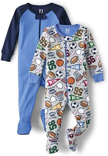 Adorable Cotton Zip-Front Baby Pajamas