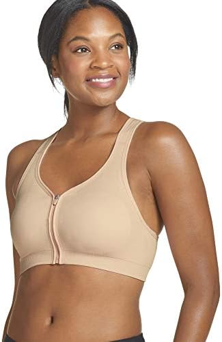 Zip Front Sports Bra with Style