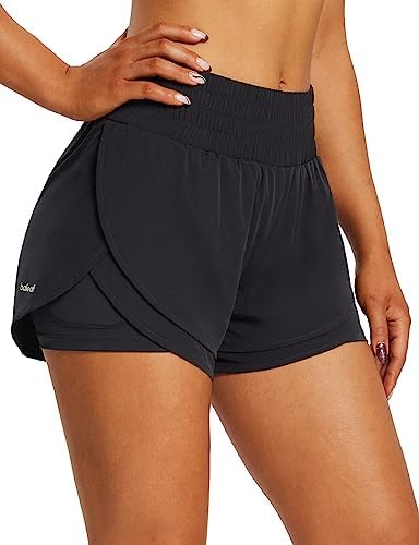 Baleaf Women’s High Waisted 2-in-1 Workout Shorts: Stylish and Functional!