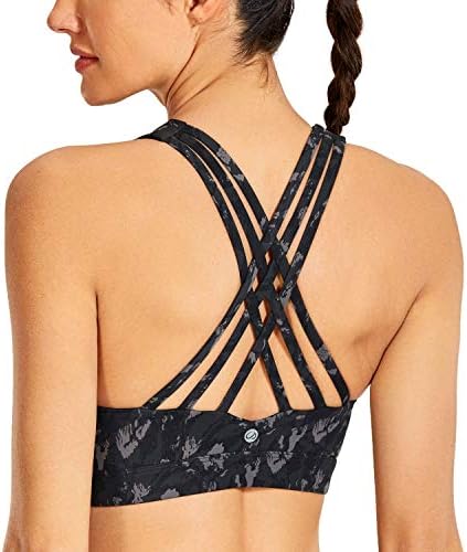 Ultimate Support and Comfort: CRZ YOGA Women’s Strappy Sports Bra