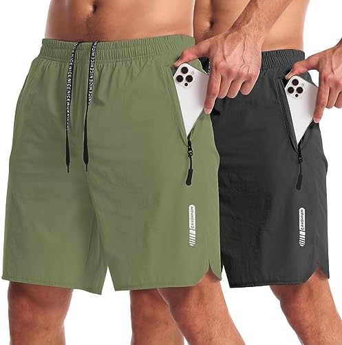 Ultimate Performance: 2-Pack Quick Dry Gym Shorts