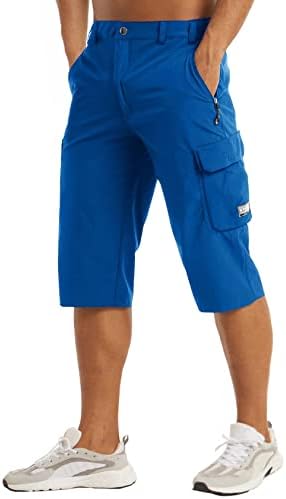 Quick Dry Capri Pants with Zipper Pockets – Perfect for Workouts!