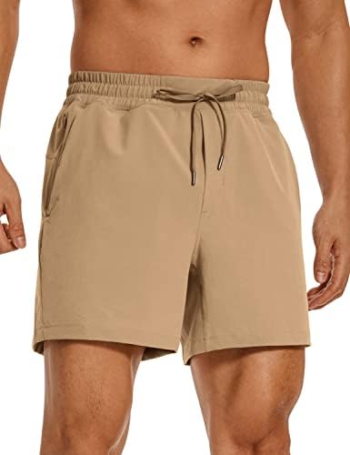 CRZ YOGA Men’s Lightweight Running Shorts – Quick Dry with Pockets!