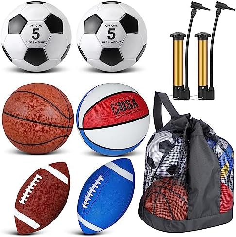 Ultimate Sports Ball Set: Football, Soccer, Basketball – Perfect Gift!