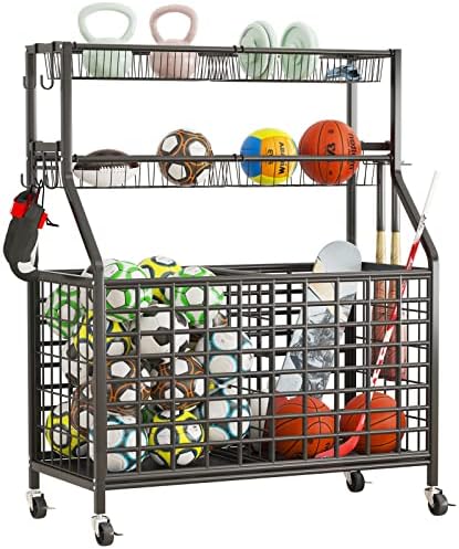 GILLAS Basketball Rack: Ultimate Sports Gear Storage!