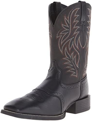 Stylish Wide Square Toe Western Boot for Men