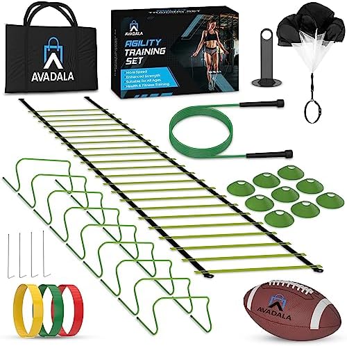 Ultimate Football Training Equipment Set: AVADALA Speed Agility Gear