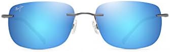 Stylish Polarized Rimless Sunglasses: Maui Jim Ohai