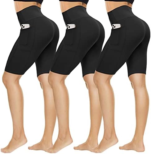 Ultimate Comfort and Style: 3-Pack Biker Shorts for Women