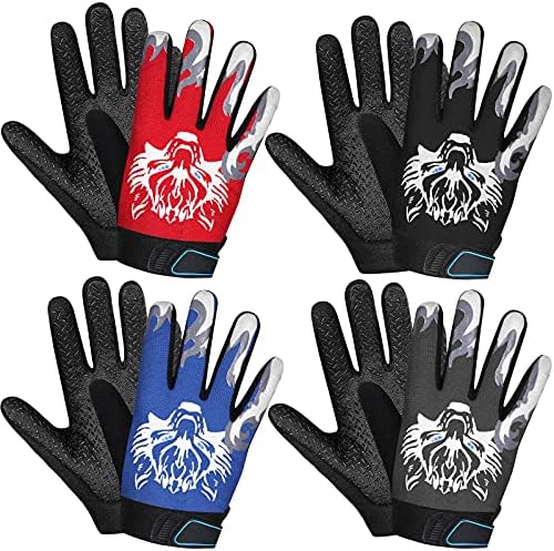 Kids Full Finger Cycling Gloves – Perfect for Outdoor Sports!