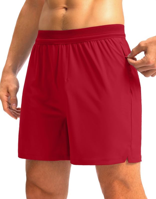 Ultimate Performance: Zipper Pockets, Quick Dry Men’s Running Shorts