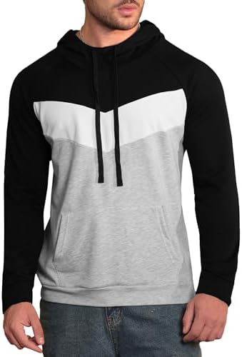 Stylish Colorblock Hoodie: Perfect for Casual Sports!