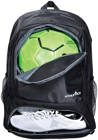 Ultimate Athletico Youth Soccer Bag: Cleat & Ball Compartment