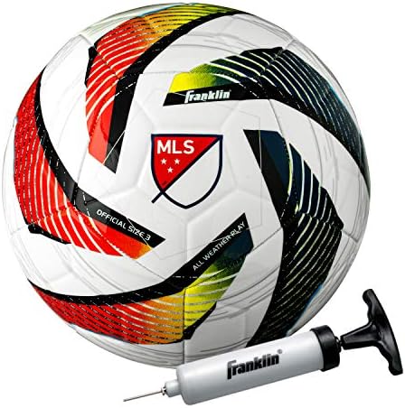 Premium MLS Tornado Soccer Ball: Official Size and Weight, Soft Cover, Air Pump