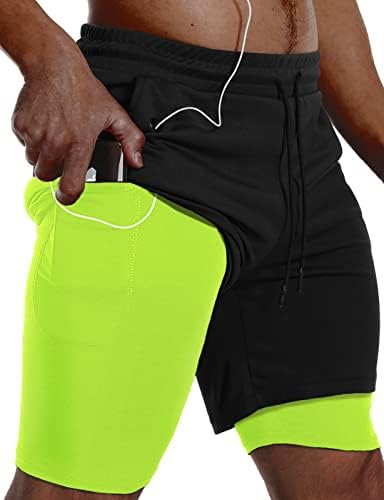 Quick-Dry 2-in-1 Men’s Running Shorts: Ultimate Workout Gear!