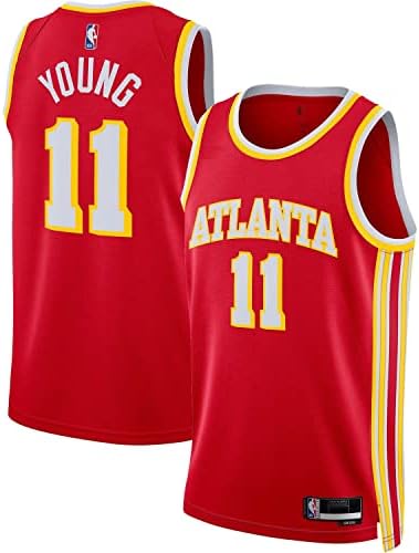 Trae Young Atlanta Hawks NBA Boys Youth 8-20 Red Icon Edition Swingman Jersey