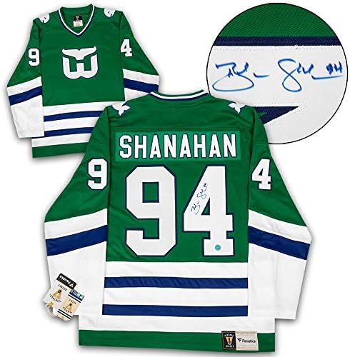 Shanahan Autographed Whalers Jersey – Retro Fanatics!