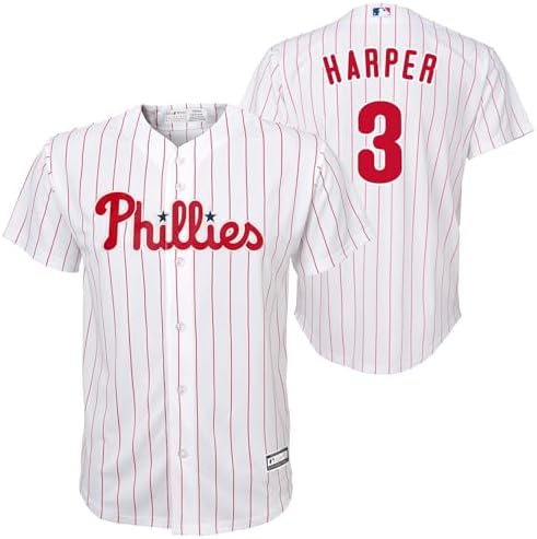 Bryce Harper Phillies Youth Home Jersey: Perfect for young fans!