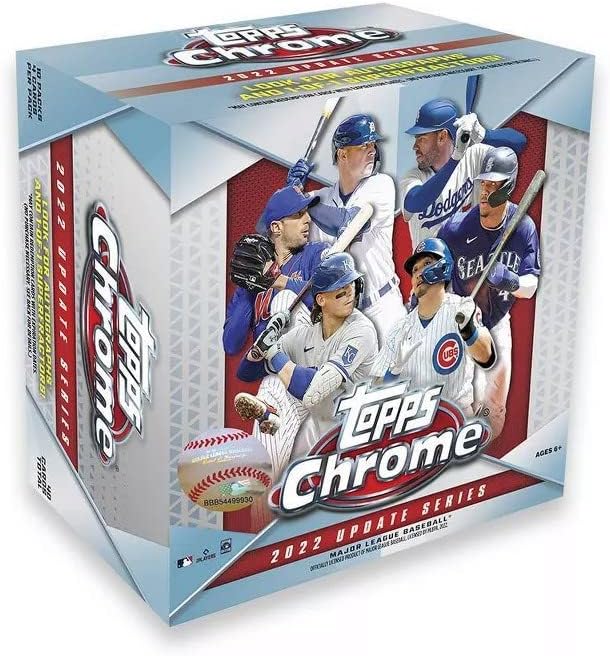 2022 Topps MLB Chrome Updates Baseball Trading Card Mega Box