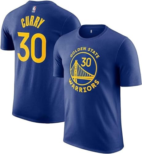 Stephen Curry Golden State Warriors NBA Kids Youth 4-20 Blue Icon Edition Performance Jersey T-Shirt
