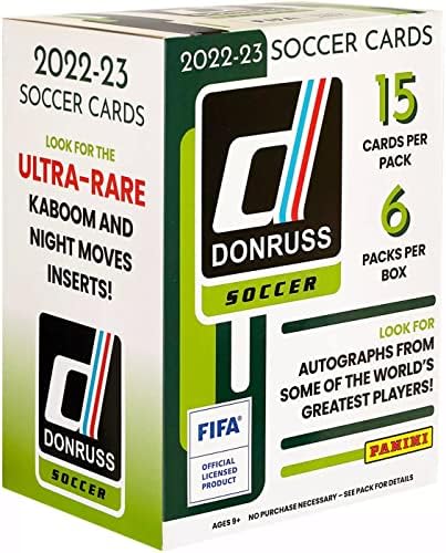 2022-23 Panini Soccer Donruss Trading Card Blaster Box (90 Cards)