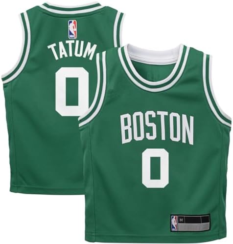 Jayson Tatum Boston Celtics NBA Kids 4-7 Green Icon Edition Player Jersey