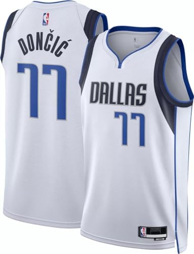 Luka Doncic Dallas Mavericks NBA Kids Youth 8-20 Association Edition White Swingman Jersey