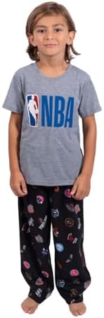 Ultra Game NBA Toddler Boys 2 Piece Tee Shirt & Lounge Pants Pajama Set