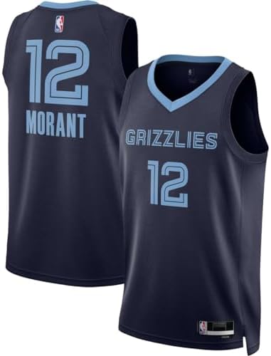 Ja Morant Memphis Grizzlies NBA Kids Youth 8-20 Navy Icon Edition Swingman Jersey