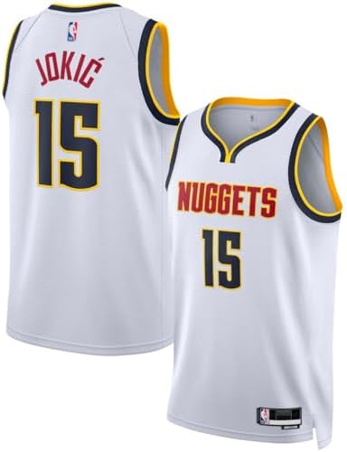 Outerstuff Nikola Jokic Denver Nuggets NBA Kids Youth 8-20 Association Edition White Swingman Jersey