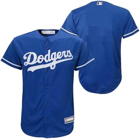 OuterStuff Los Angeles Dodgers MLB Kids Youth 4-20 Blue Alternate Team Jersey