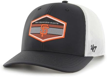 '47 MLB Burgess Adjustable Snapback Mesh Trucker Hat, Adult One Size Fits All